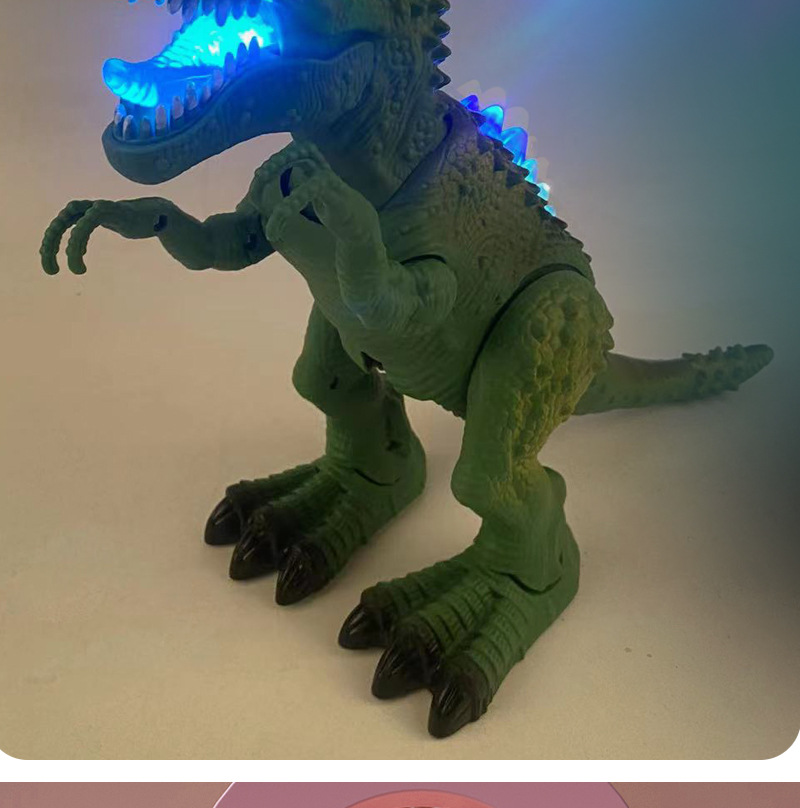 电动恐龙仿真动物模型霸王龙会走路发光夜市地摊男孩玩具批发礼品