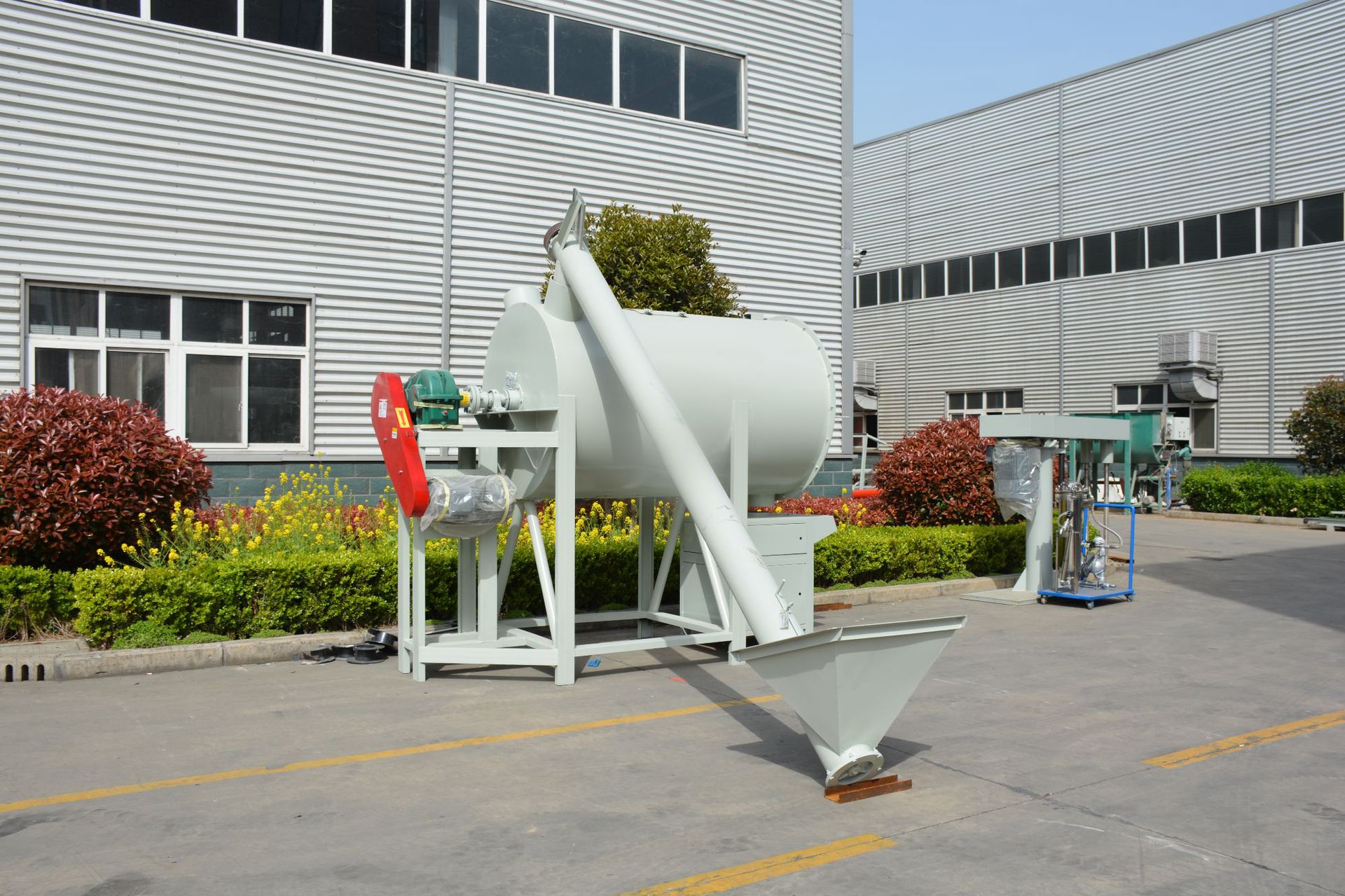 石膏砂浆搅拌机卧式粉刷石膏砂浆搅拌设备轻质粉刷石膏砂浆混合机