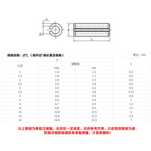 M1.5 M2 M2.5碳钢黑弹性销开口弹簧销固定销钉*6x8x10x12x16x山之