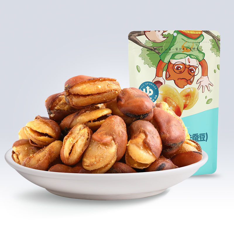 查看是否享首单包邮或首单立减成交评价包装规格205g牛肉味兰花豆6