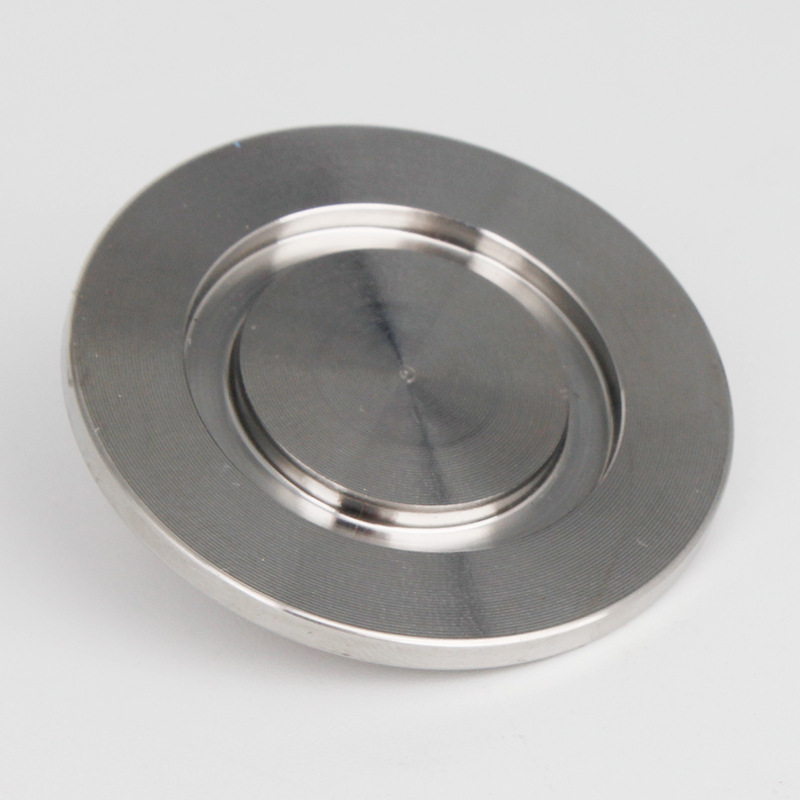 真空盲板304不锈钢快装法兰闷板快开卡盘堵片kf10 kf16 kf25 kf40