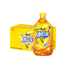 康师傅冰红茶柠檬味红茶饮料饮品1l12瓶整箱大瓶装宅家囤货包邮