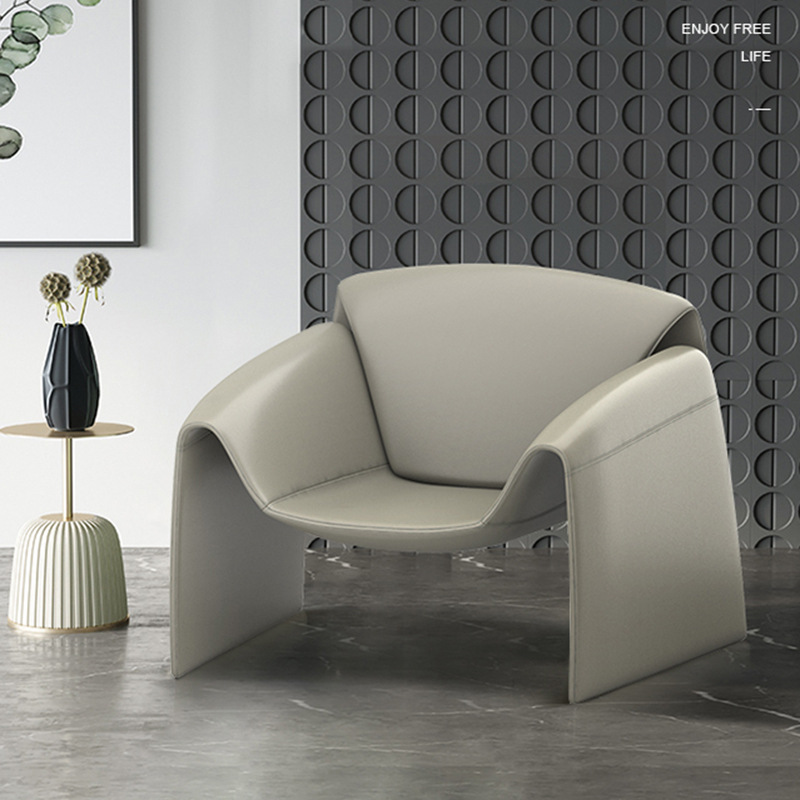 北欧单人沙发椅创意个性休闲椅客厅沙发椅m型单椅螃蟹椅
