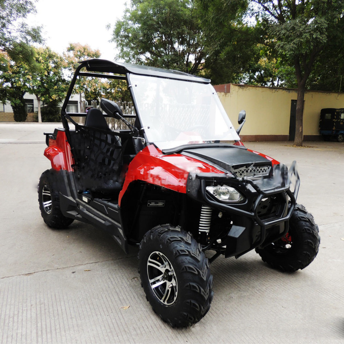 200cc全地形车农夫车utv农场用四轮沙滩车大厂家挡风方向盘实体店