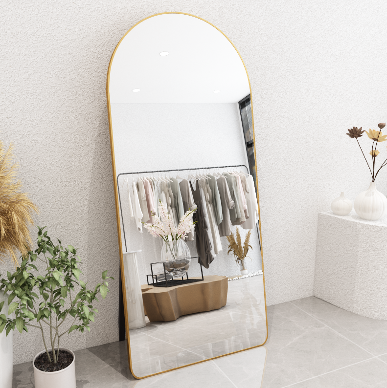 2i定 制服装店试衣镜全身镜落地镜壁挂大镜子可移动舞蹈镜家用穿