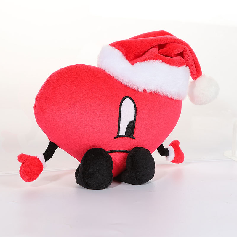 Cross-Border New Arrival Un Verano Sin Ti Bad Bunny Plush Christmas Love Heart Plush Toy Doll