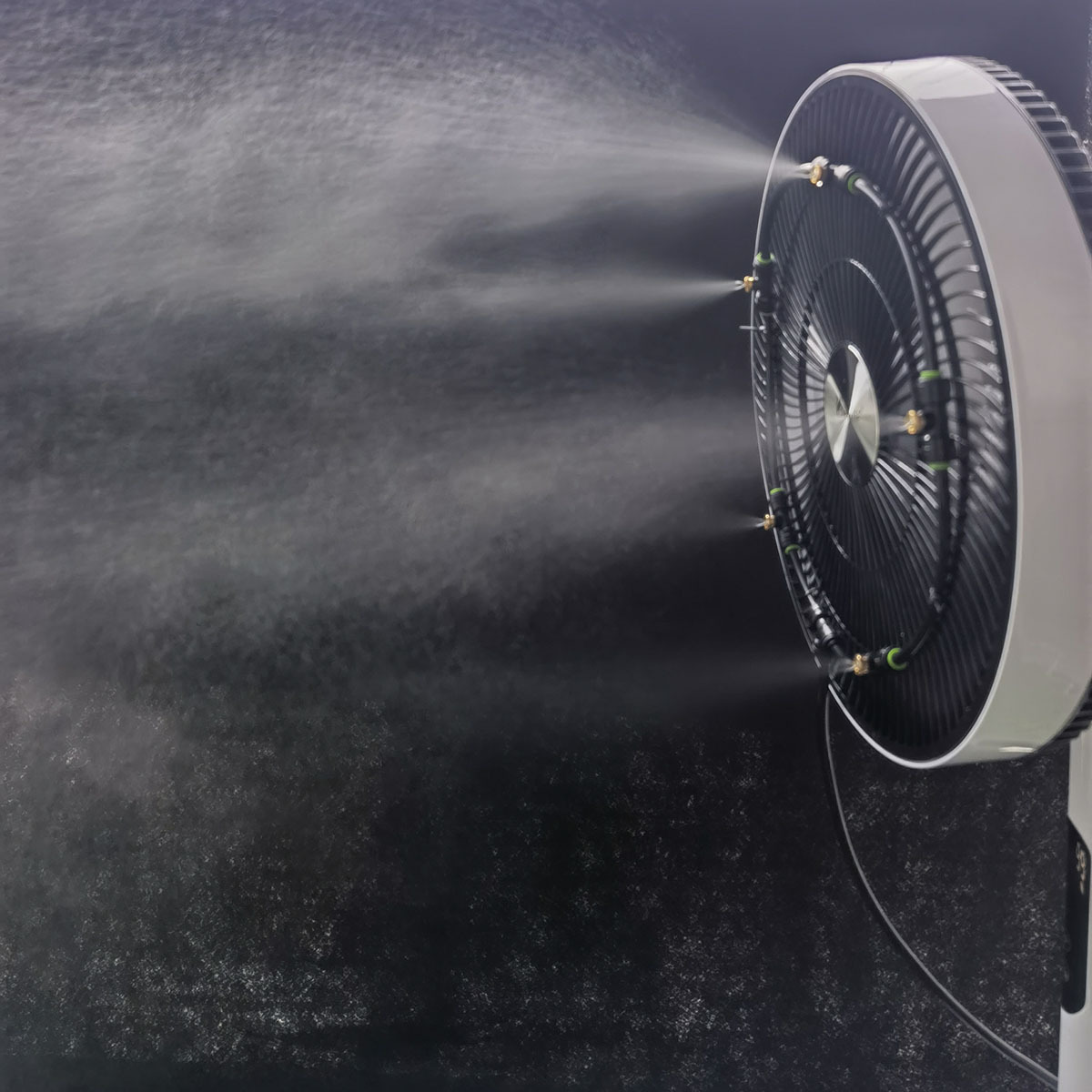 低压降温喷雾环风扇用喷雾器户外降温庭院花园电风扇喷雾自由搭配