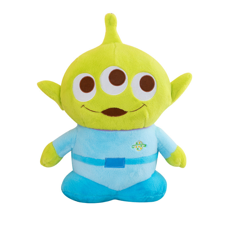 toysCute Cartoon Three-Eyed Monster Doll Story Three-Eyed Alien Toys Plush Doll Embroidered Doll Pillow Anniversary Gift