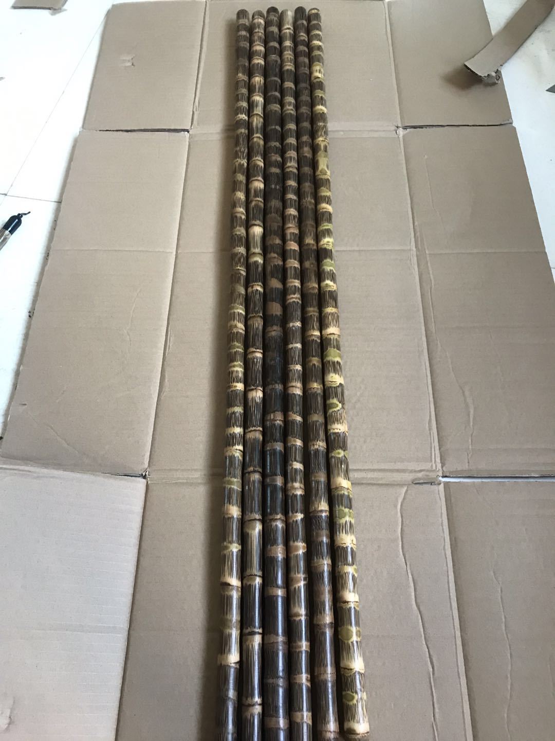 龙血金丝竹密节纯手工打磨实心竹棍鞭杆教鞭炮台抄网手杖拐杖原料