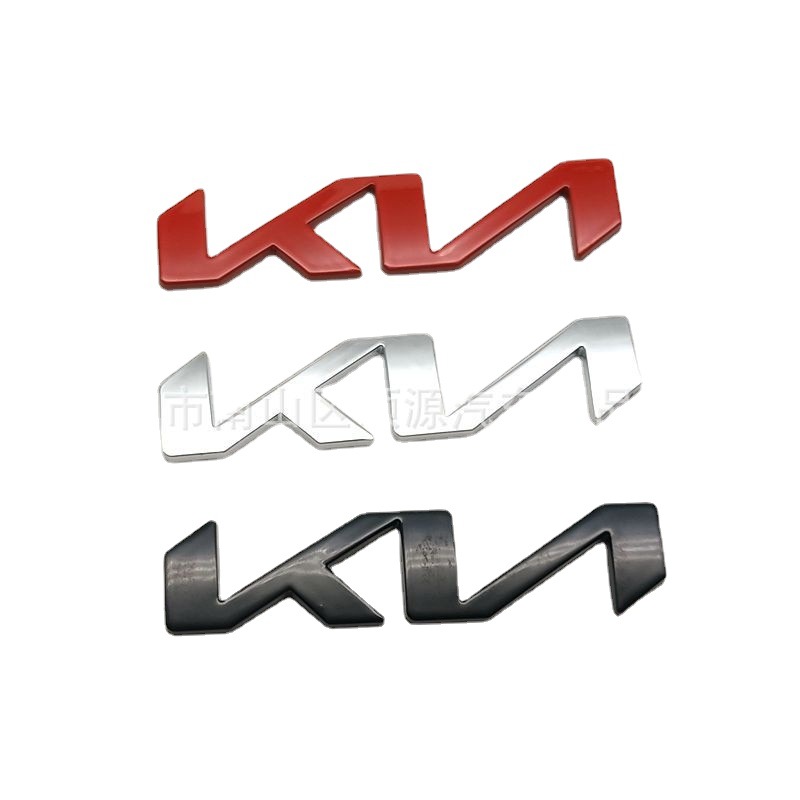 适用于起亚新款改装kn车标尾标英文车贴后备箱金属侧标贴标7.