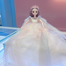 六一儿童节60CM白雪公主芭巴比娃娃会唱歌眨眼洋娃娃美人鱼娃娃