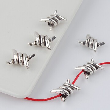 适配球鞋空军一号af1鞋扣aj1铁丝荆棘结鞋带扣挂件diy装饰配件