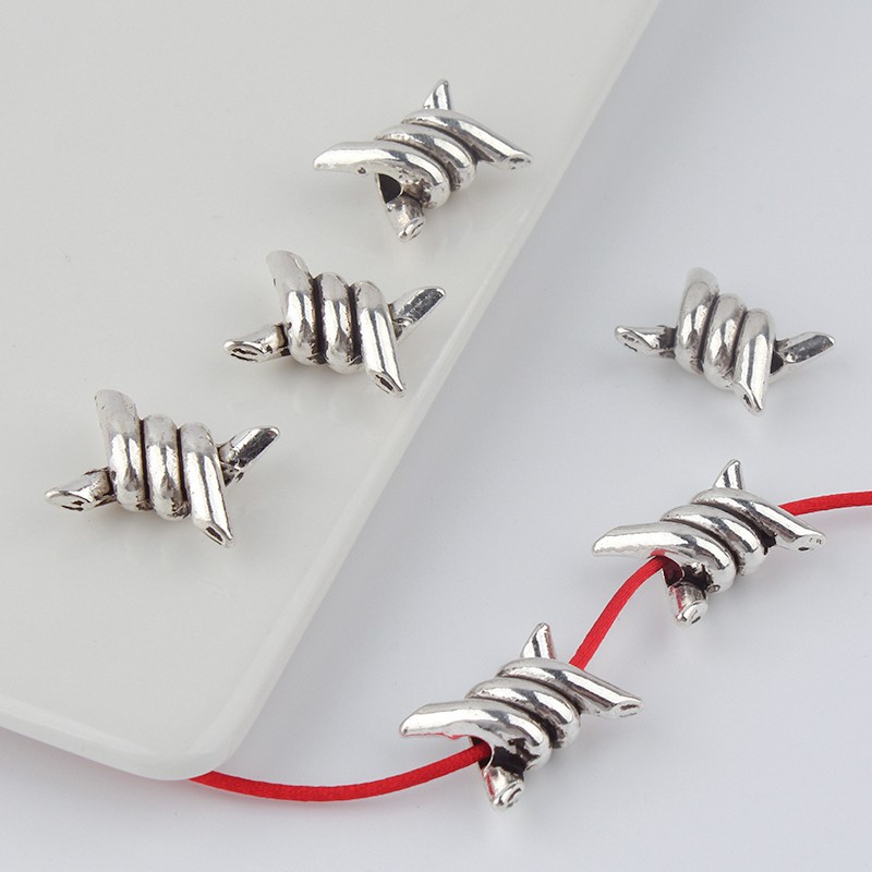 适配球鞋空军一号af1鞋扣aj1铁丝荆棘结鞋带扣挂件diy装饰配件