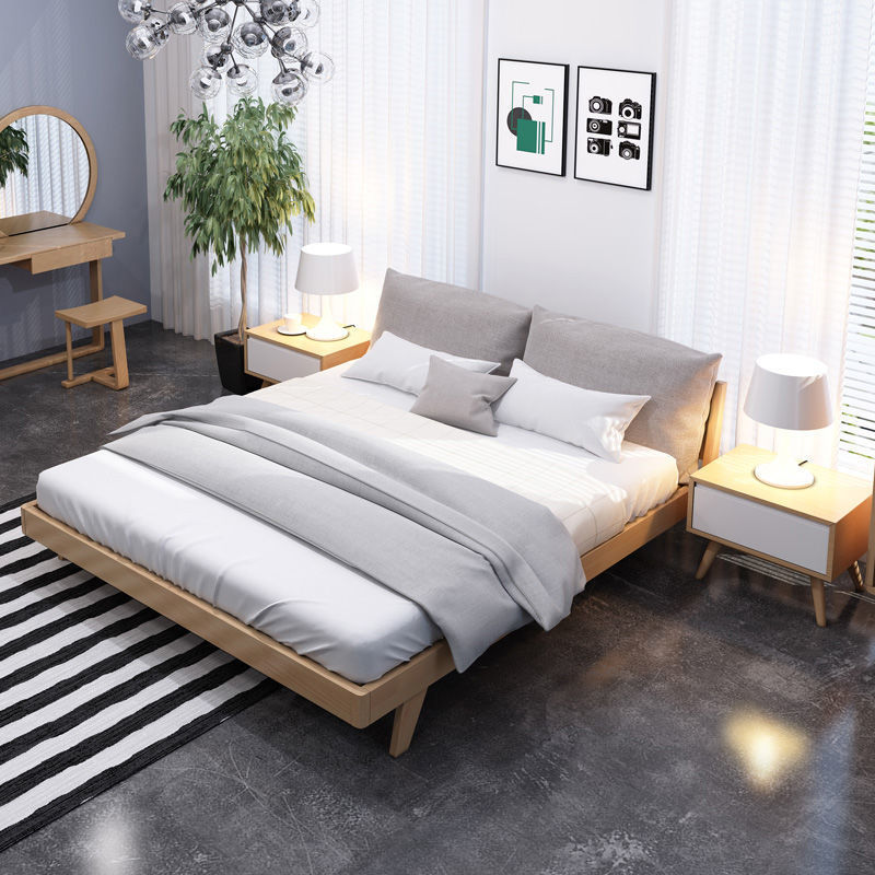 8米日式软包婚床现代简约家具民宿