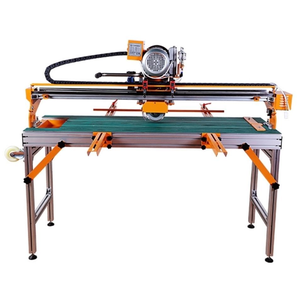 万光全自动多功能瓷砖切割机台式电动石材地砖水刀机45度倒角磨边