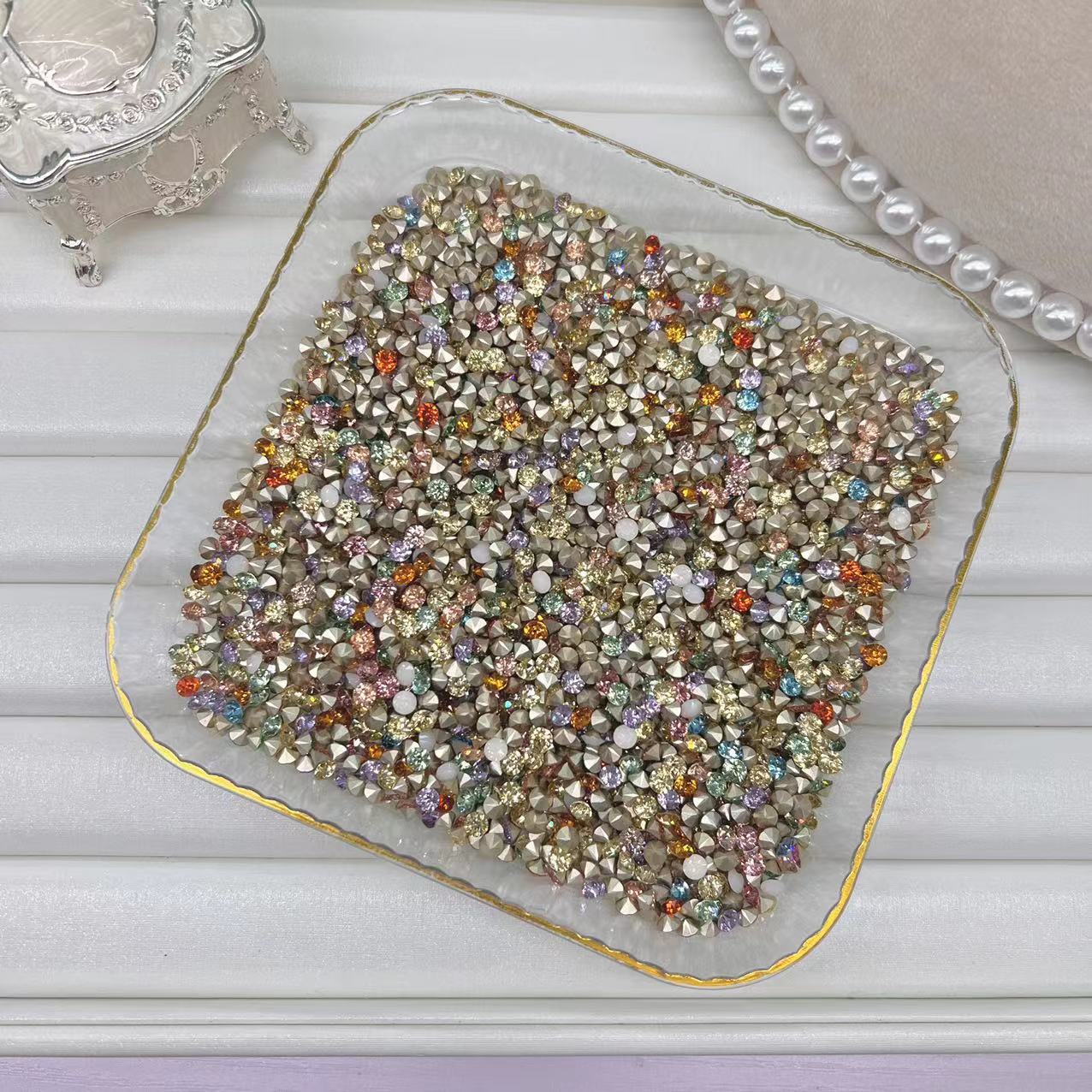 5mm Shiyue Surface 33 Cut Surface Nail Beauty Rhinestone Ornaments Shoes Clothing Coat and Cap Bag Jewelry Accessories