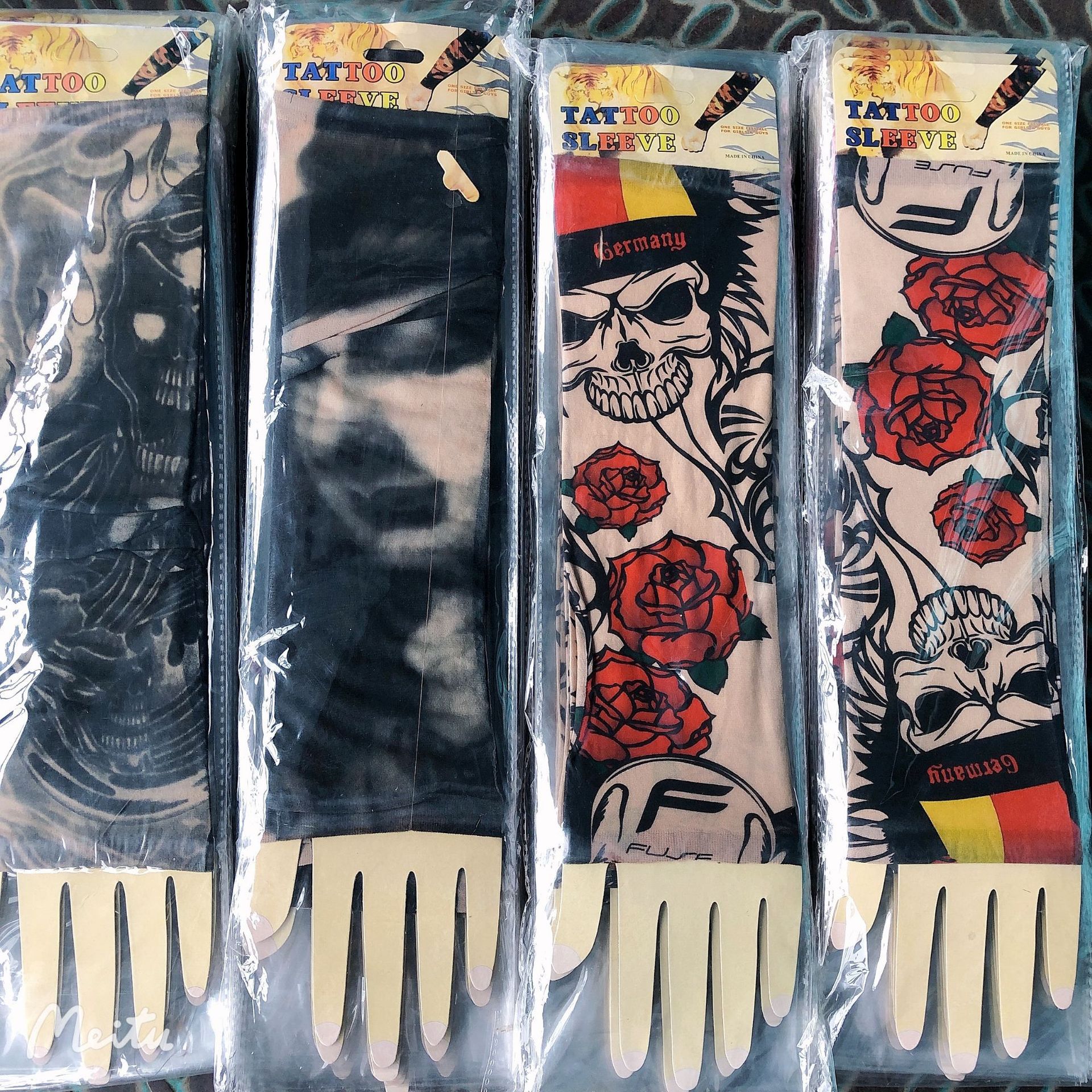 纹身冰袖 防晒冰袖 套袖两元店货源-阿里巴巴