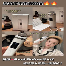 RealBubee英国美容导入仪多功能超声波清洁负离子热敷脉冲美容仪