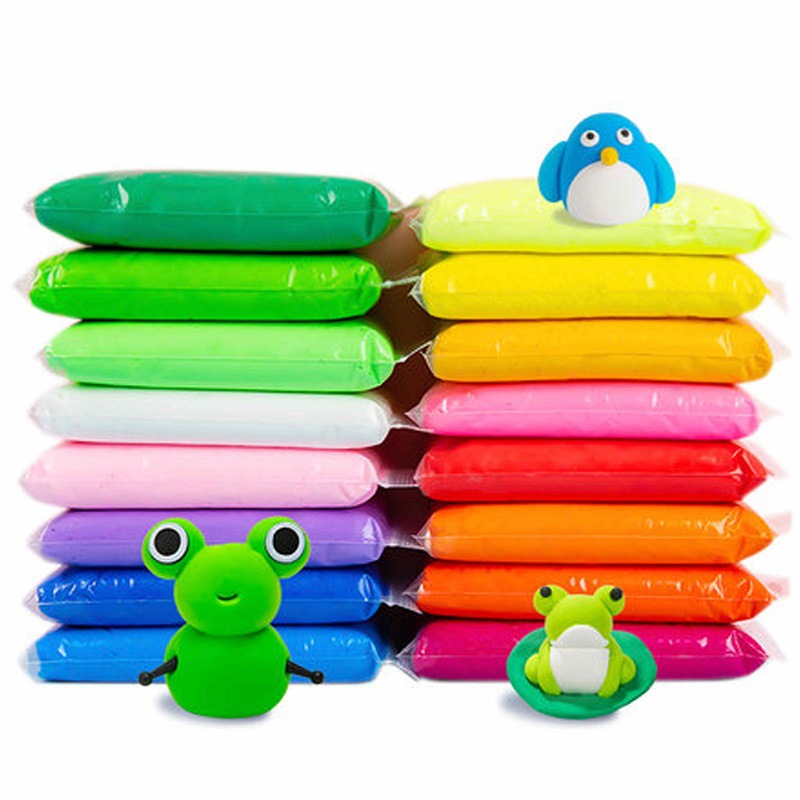 超轻粘土24色大包装橡皮泥无毒太空彩泥手工黏土手办diy儿童玩具