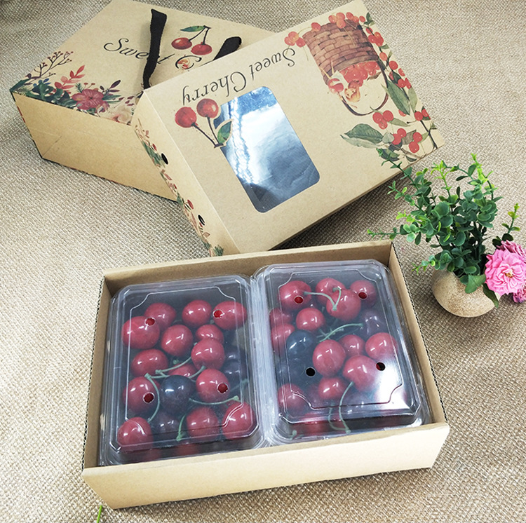 2斤装樱桃包装盒车厘子礼盒4斤装樱桃礼盒车厘子包装盒大樱桃礼盒