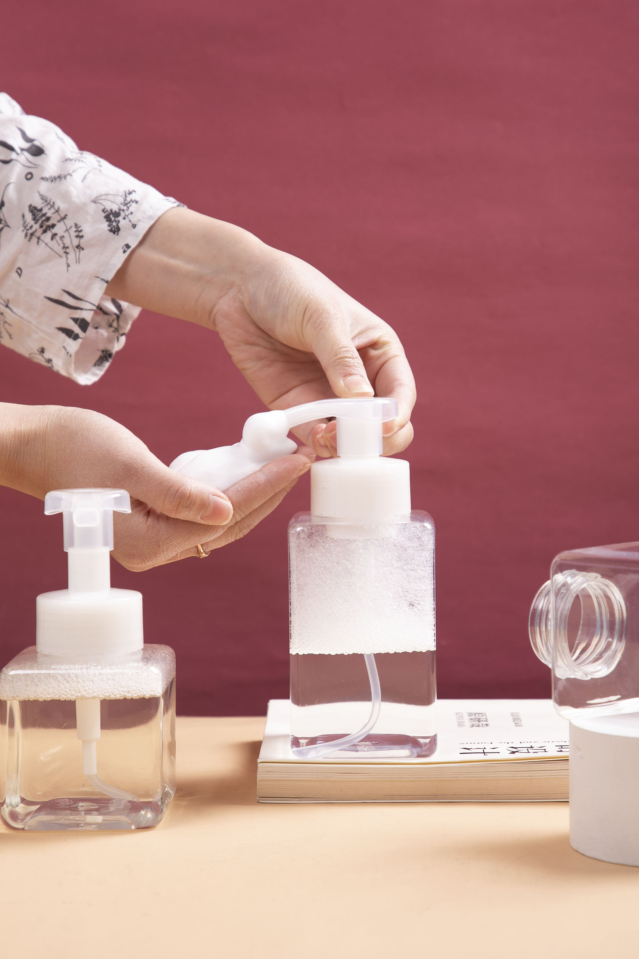 日式起泡瓶洗手液泡沫瓶子按压洗面奶打泡沫瓶大小号日式家居