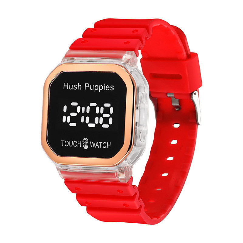 Factory Wholesale New Products in Stock Square LED Electronic Watch Female High School Student Children's Multifunctional Waterproof Sports