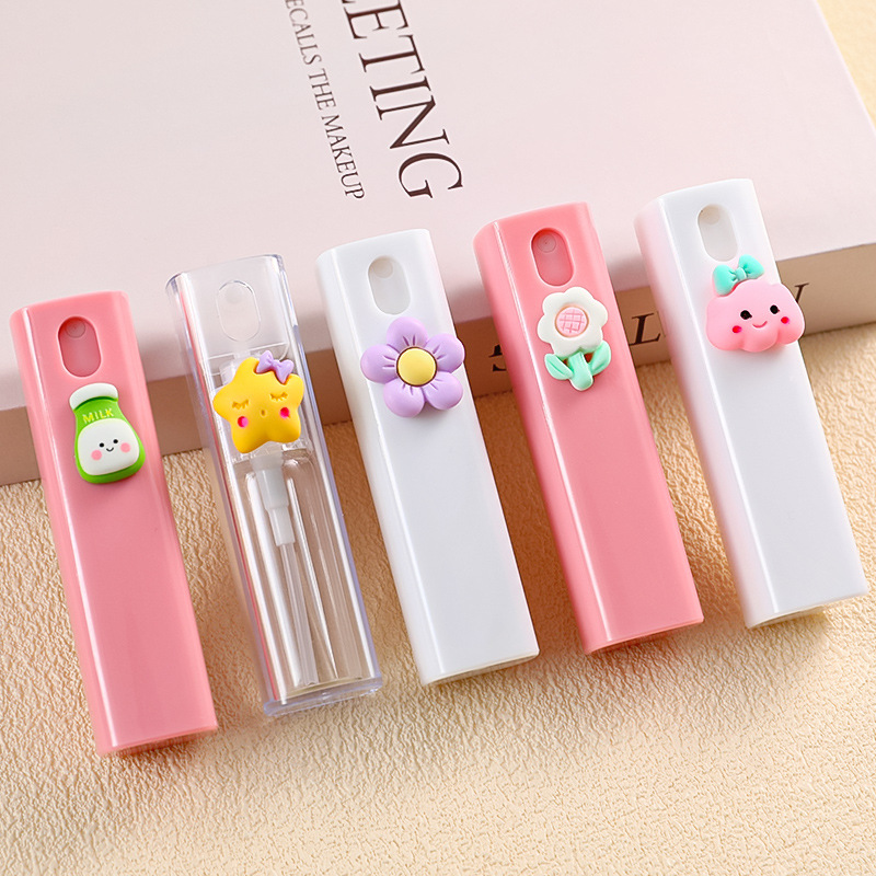 Cute Good-looking Spray Bottle Student Portable Cosmetics Storage Bottle Mini Cartoon Perfume Alcohol Sprinkling Can Wholesale