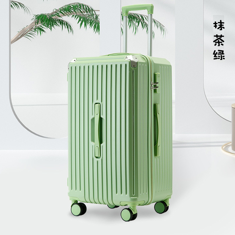 New Multi-Functional Trolley Case Scratch-Resistant Thickened and Large-Capacity 32 Luggage Women's Shock-Absorbing Universal Wheel Password Suitcase