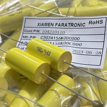 原装法拉c202a156k00c000 cl20 156k100v 15uf 16x32发烧无极电容