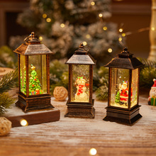 圣诞节装饰风灯水晶灯圣诞老人圣诞节派对装饰圣诞摆件圣诞节礼物