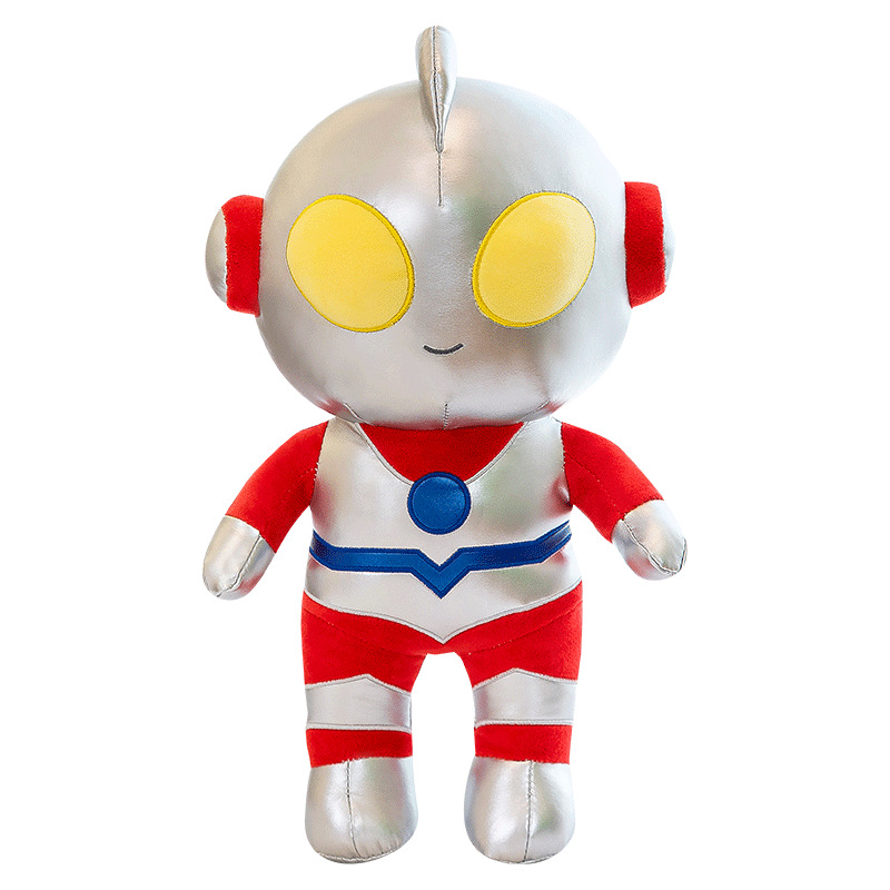 Baby Placate Doll Children's Birthday Gifts New Year Cartoon Ultraman Doll Doll Plush Toys Wholesale