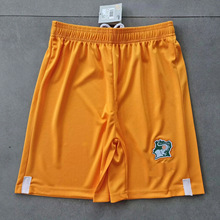 23-24足球科特迪瓦短裤足球主场球裤白色短裤橙色一件代发