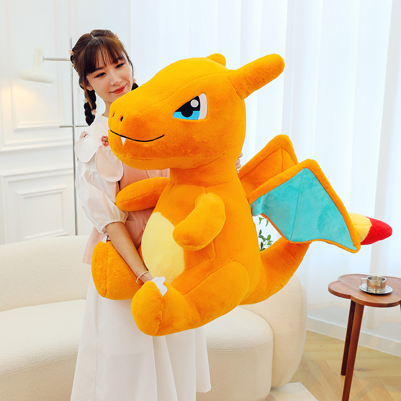 Cross-Border Fire-Spraying Dragon Doll Small Flying Dragon Dinosaur Plush Toy Children Sleep Companion Comforter Toys Scissors Doll