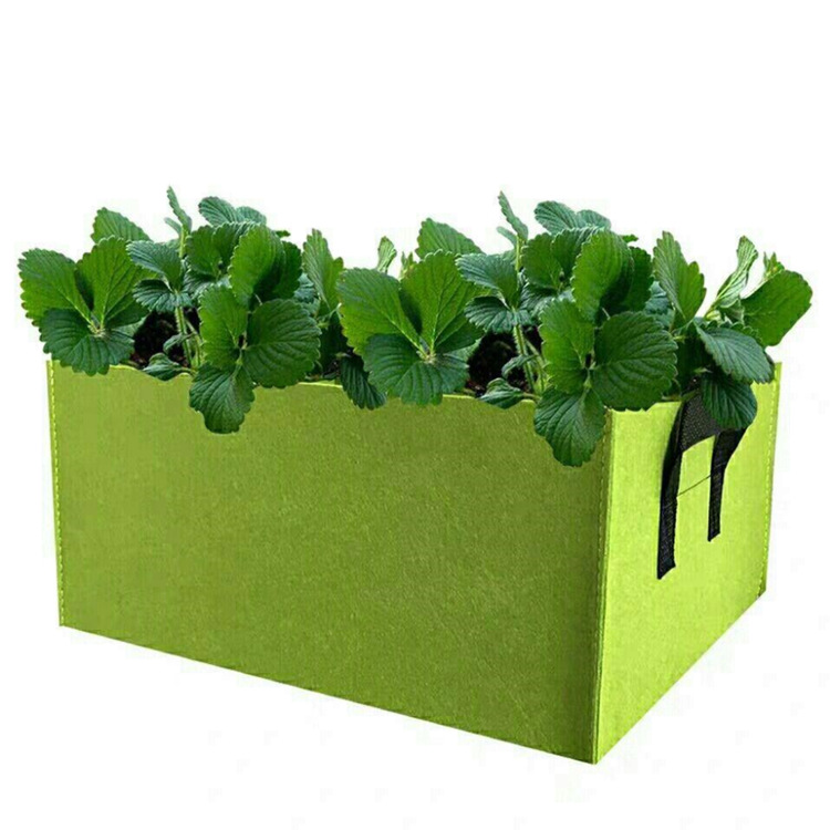 跨境厂家直供方形毛毡植物种植袋美植袋园艺毛毡无纺布植物袋定制