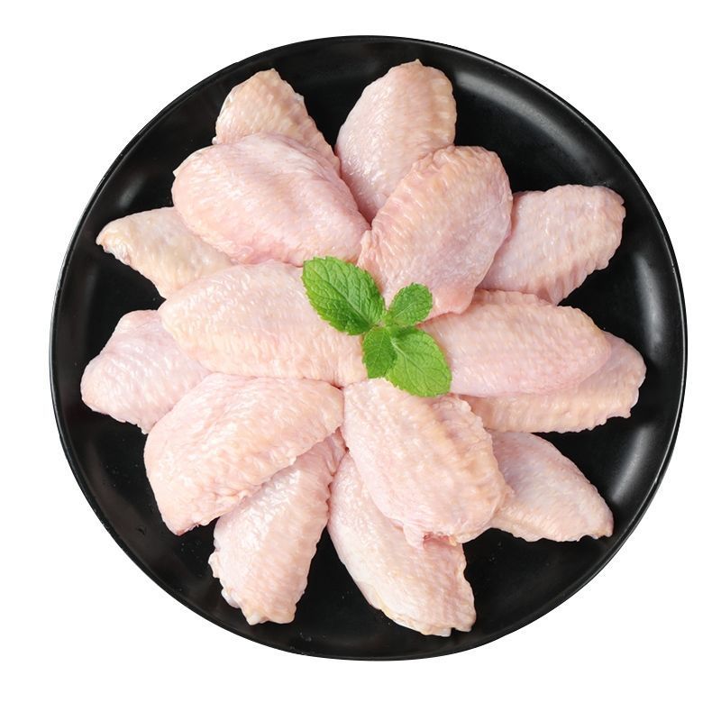 鸡中翅新鲜冷冻鸡翅鸡翅鸡翅根烧烤肉串鸡翅尖调理食品批发整箱