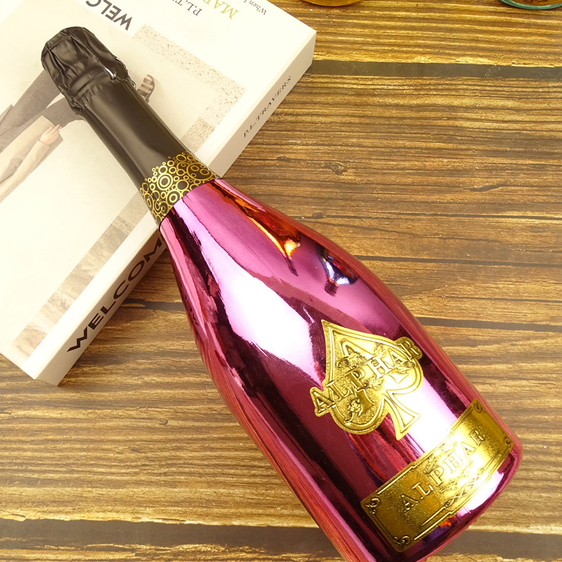 乐弗黑桃a起泡酒神龙套装酒吧夜场 蓝莓蜜桃荔枝少女香槟750ml