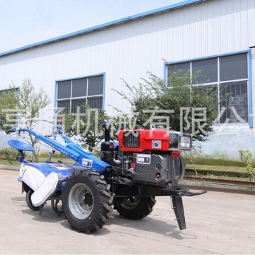 可乘坐式手扶拖拉机18hp柴油电启动旋耕起垄配套农用车斗手扶151