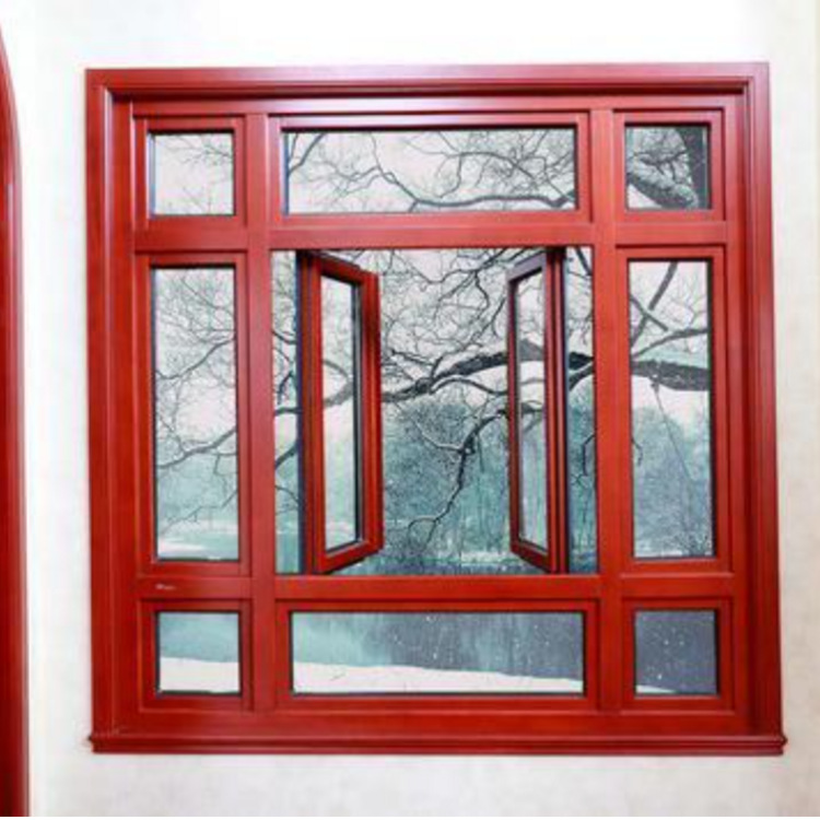 厂家供应铝木复合门窗卧室窗烤漆房间门窗轻奢室内窗铝木隔音门窗