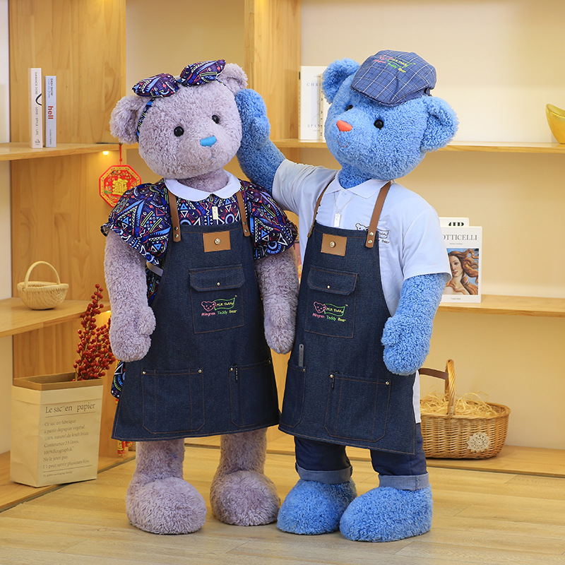 创意款大型泰迪熊落地摆件公仔客厅展厅玩偶活动样板房布娃娃礼品