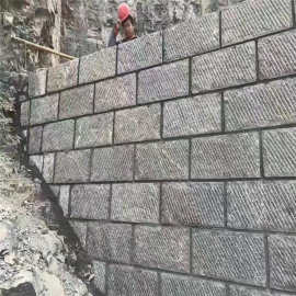 石灰岩砌墙石 青石垒墙块石 仿古建筑石块