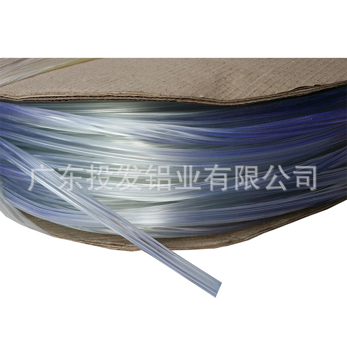 钢化玻璃衣柜门玻璃固定胶条 9厘转5厘月牙玻璃胶条 固定玻璃必备
