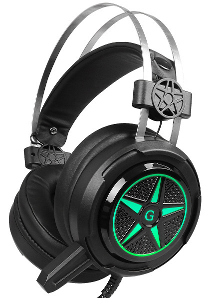 Head-Mounted Computer E-Sports Games Wired Headset with Microphone