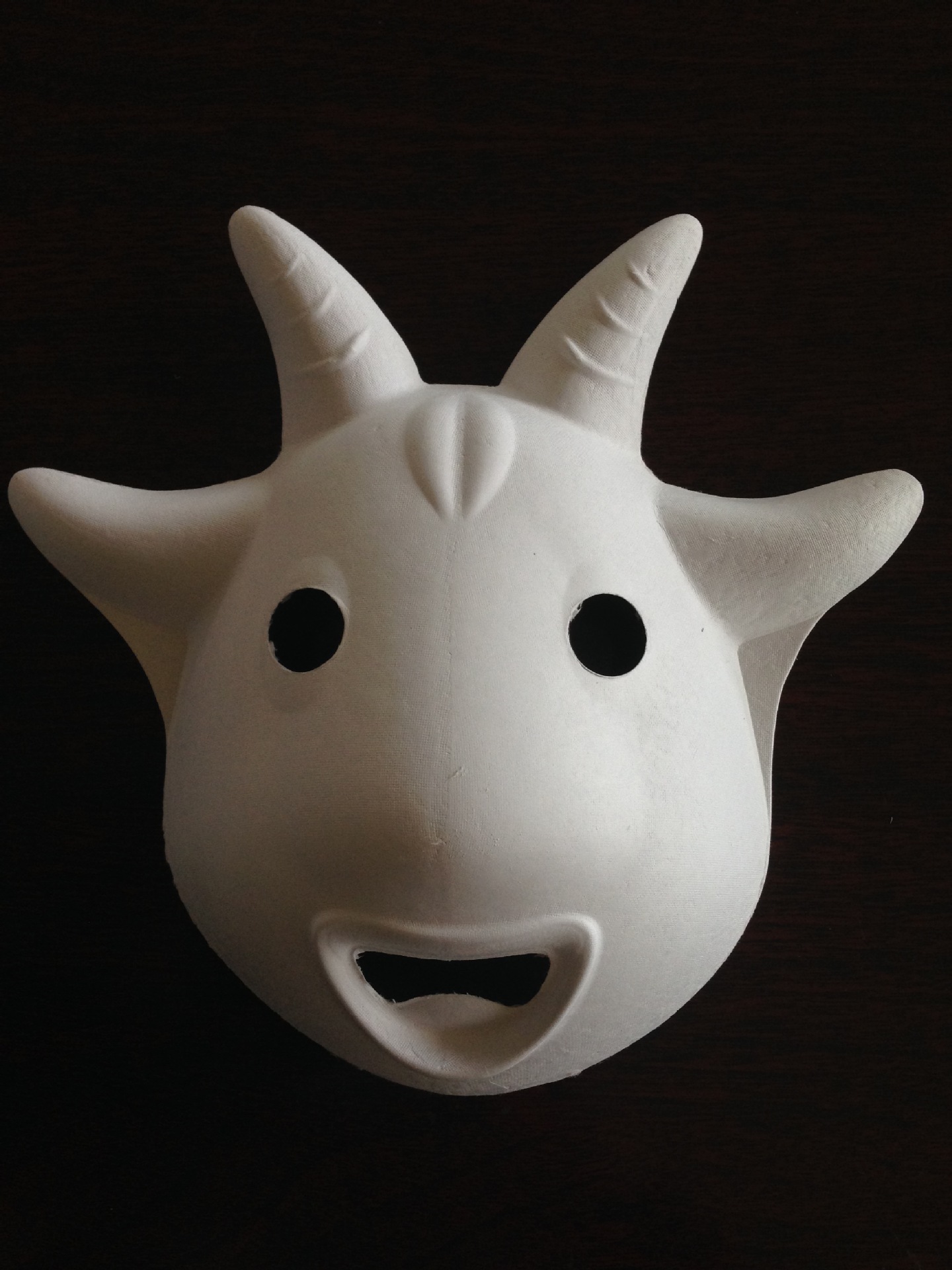 厂家供应大羊动物面具脸谱装饰表演舞台装道具涂鸦手绘中国风