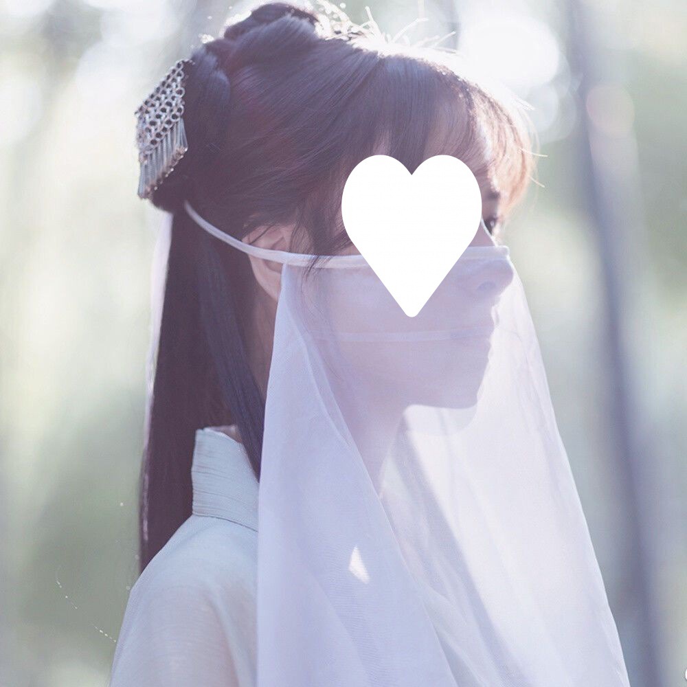 古风雪纺面纱汉服遮面蒙面防晒仙女古装纱巾刺绣面帘美女蒙面纱巾