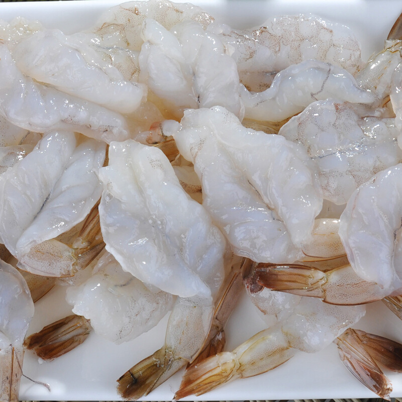 41-50虾带冰衣蝴蝶虾对虾开背青虾 虾串水煮汉虾火锅串串虾5kg/件