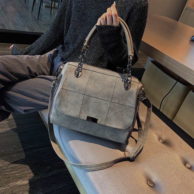 波士顿包包女2023新款单肩包女包欧美时尚软皮手提包斜挎包潮