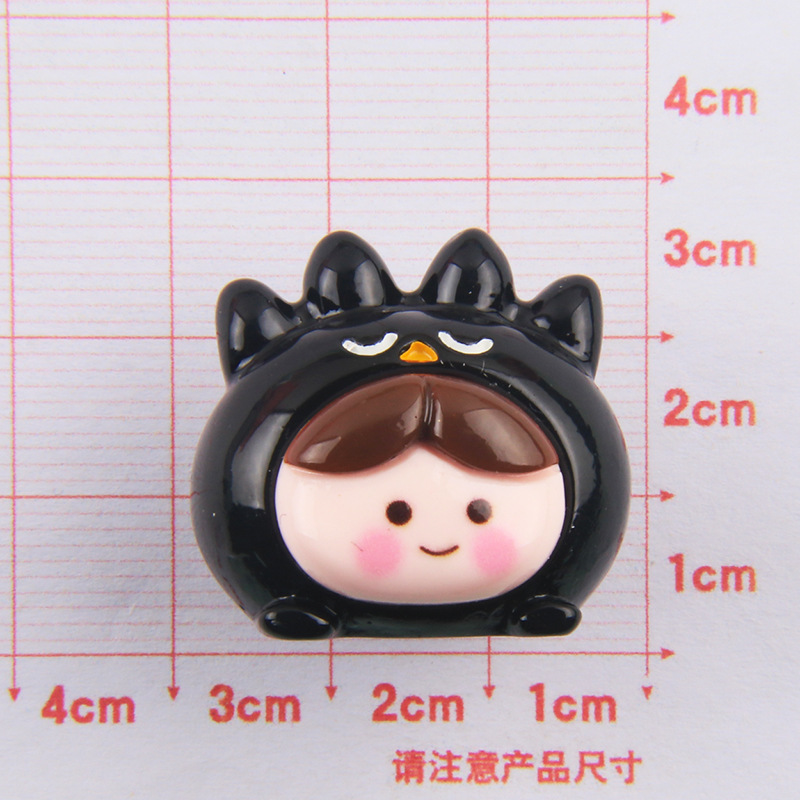 Cute Three-Dimensional Cartoon Fashion Play New Resin Accessories Cream Glue Ornament DIY Girls Handmade Material Package Wholesale