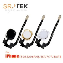 Home Button Flex Cable For iPhone 5 S 5S SE 6 6Plus 6s跨境专