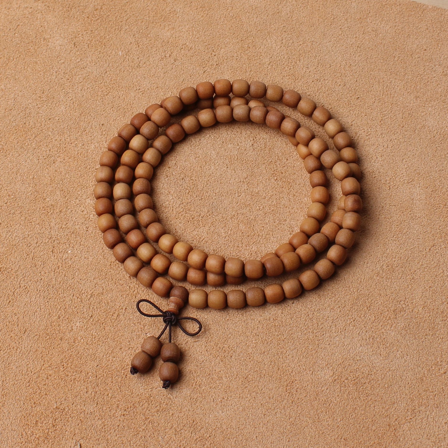 斐济檀香佛珠手串