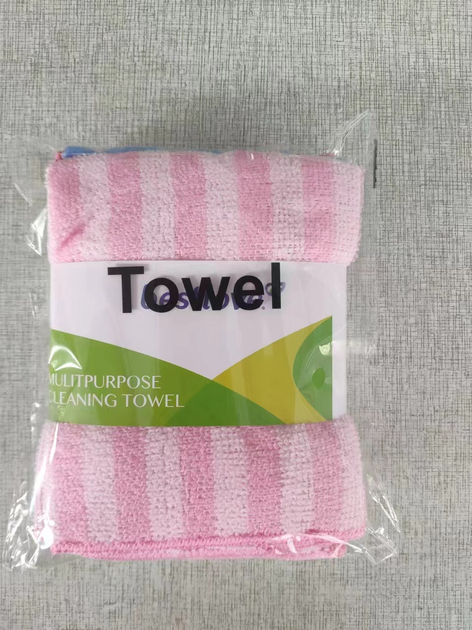 Rag Foreign Trade Export Stripe Oil-Free Multi-Functional Microfiber Rag Lazy Dishwashing Scouring Pad Dishes Cloth